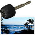 Ocean Wave Novelty Aluminum Key Chain KC-543