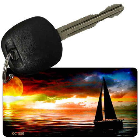 Sailboat Novelty Metal Key Chain KC-550