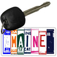 Maine License Plate Tag Art Metal Novelty Aluminum Key Chain KC-5518