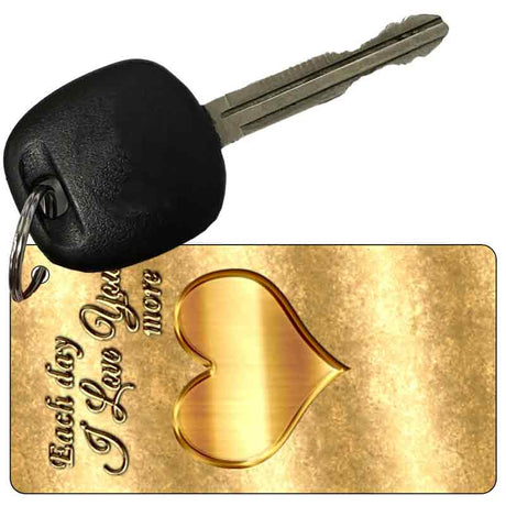 Love You More Novelty Metal Key Chain KC-5701