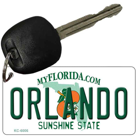 Orlando Florida State License Plate Tag Key Chain KC-6006