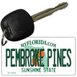 Pembroke Pines Florida State License Plate Tag Key Chain KC-6009