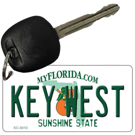 Key West Florida State License Plate Tag Key Chain KC-6010