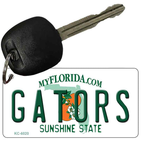 Gators Florida State License Plate Tag Key Chain KC-6020