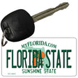 Florida State University State License Plate Tag Key Chain KC-6021