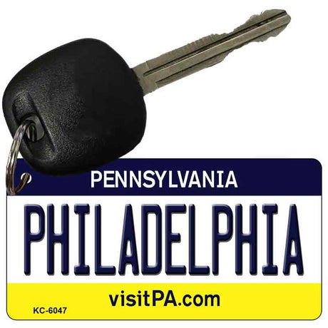 Philadelphia Pennsylvania State License Plate Tag Key Chain KC-6047