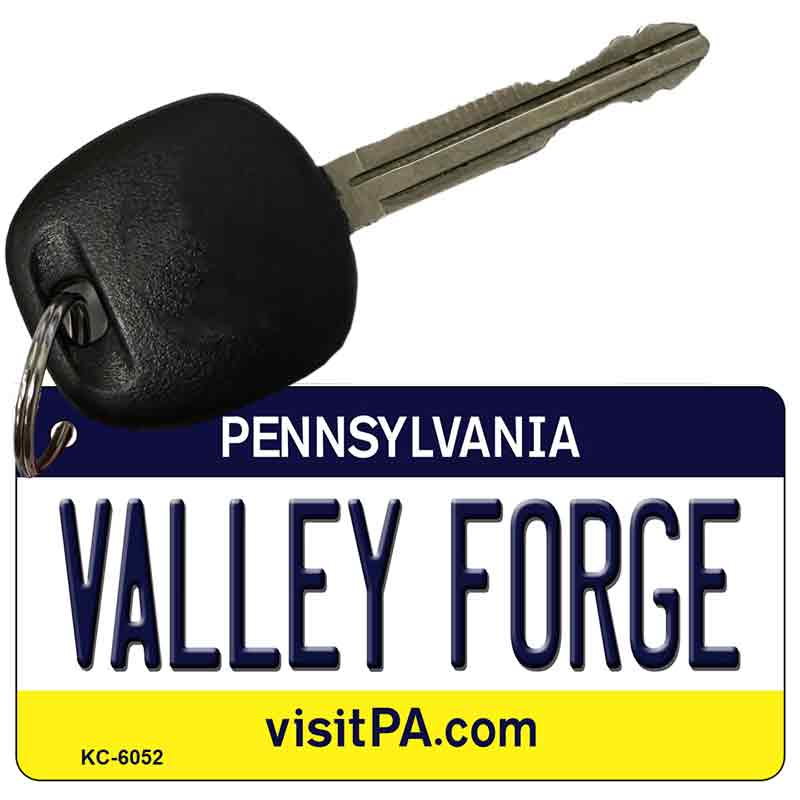 Valley Forge Pennsylvania State License Plate Tag Key Chain KC-6052