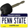 Penn State Pennsylvania State License Plate Tag Key Chain KC-6053