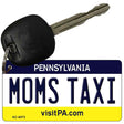 Moms Taxi Pennsylvania State License Plate Tag Key Chain KC-6073