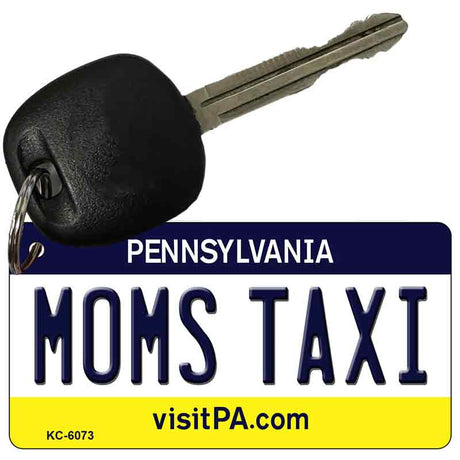 Moms Taxi Pennsylvania State License Plate Tag Key Chain KC-6073