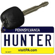 Hunter Pennsylvania State License Plate Tag Key Chain KC-6077