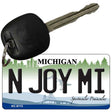 N Joy MI Michigan State License Plate Tag Novelty Key Chain KC-6113