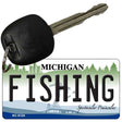 Fishing Michigan State License Plate Tag Novelty Key Chain KC-6124