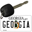 Georgia State License Plate Tag Novelty Key Chain KC-6136