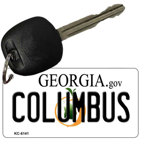 Columbus Georgia State License Plate Tag Novelty Key Chain KC-6141