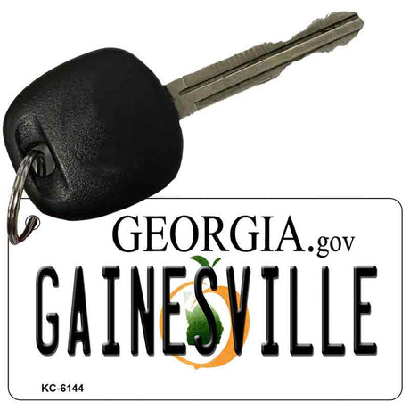 Gainesville Georgia State License Plate Tag Novelty Key Chain KC-6144