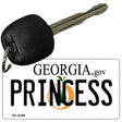 Princess Georgia State License Plate Tag Novelty Key Chain KC-6159