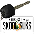 Skool Suks Georgia State License Plate Tag Novelty Key Chain KC-6170