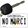 No Murci Georgia State License Plate Tag Novelty Key Chain KC-6176