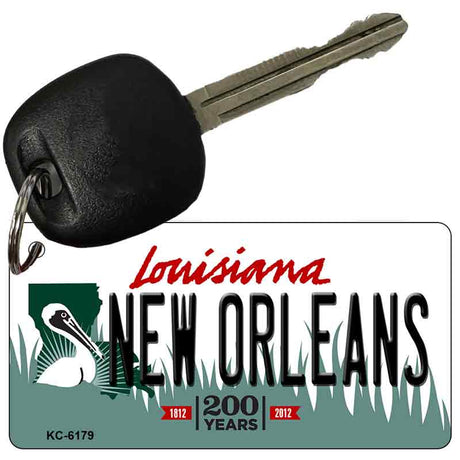 New Orleans Louisiana State License Plate Tag Novelty Key Chain KC-6179