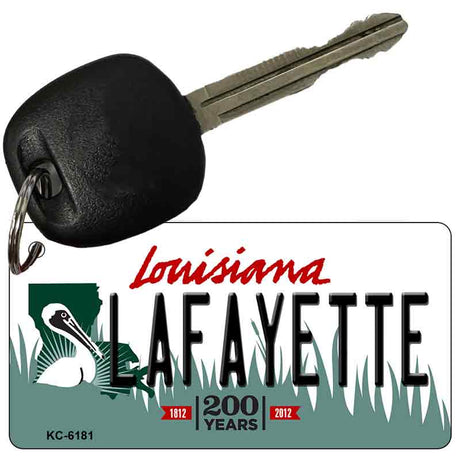 Lafayette Louisiana State License Plate Tag Novelty Key Chain KC-6181