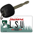 LSU Louisiana State License Plate Tag Novelty Key Chain KC-6184