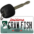 Craw Fish Louisiana State License Plate Tag Novelty Key Chain KC-6186