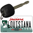 Louisiana Louisiana State License Plate Tag Novelty Key Chain KC-6189