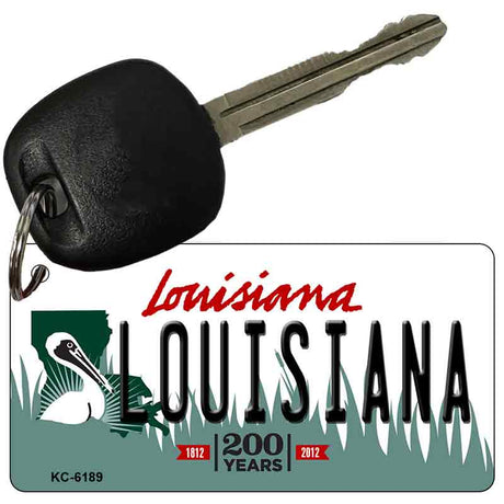 Louisiana Louisiana State License Plate Tag Novelty Key Chain KC-6189