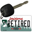 Retired Louisiana State License Plate Tag Novelty Key Chain KC-6192