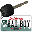 Bad Boy Louisiana State License Plate Tag Novelty Key Chain KC-6197