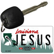 Jesus Louisiana State License Plate Tag Novelty Key Chain KC-6207