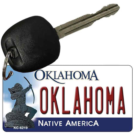 Oklahoma State License Plate Tag Novelty Key Chain KC-6219