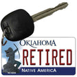 Retired Oklahoma State License Plate Tag Novelty Key Chain KC-6224