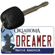 Dreamer Oklahoma State License Plate Tag Novelty Key Chain KC-6240