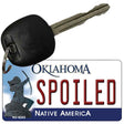 Spoiled Oklahoma State License Plate Tag Novelty Key Chain KC-6243