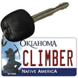 Climber Oklahoma State License Plate Tag Novelty Key Chain KC-6246