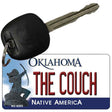 The Couch Oklahoma State License Plate Tag Novelty Key Chain KC-6253