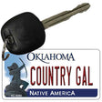 Gal Oklahoma Novelty Aluminum Key Chain KC-6265