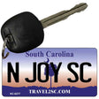 N Joy SC South Carolina License Plate Tag Key Chain KC-6277