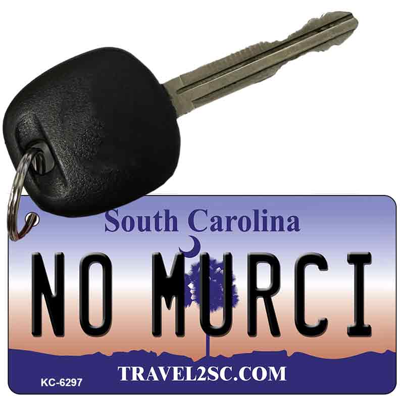 No Murci South Carolina License Plate Tag Key Chain KC-6297