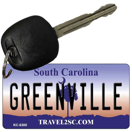 Greenville South Carolina License Plate Tag Key Chain KC-6300