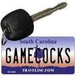 Gamecocks South Carolina License Plate Tag Key Chain KC-6303