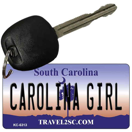 Carolina Girl South Carolina License Plate Tag Key Chain KC-6313