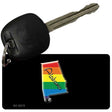 Alabama Rainbow State Novelty Aluminum Key Chain KC-6315