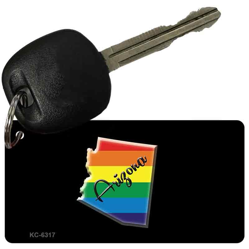 Arizona Rainbow State Novelty Aluminum Key Chain KC-6317