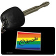 Colorado Rainbow State Novelty Aluminum Key Chain KC-6320