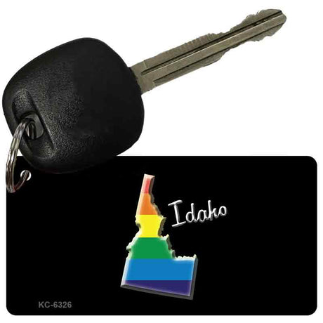 Idaho Rainbow State Novelty Aluminum Key Chain KC-6326