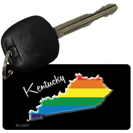 Kentucky Rainbow State Novelty Aluminum Key Chain KC-6331