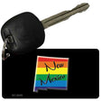 New Mexico Rainbow State Novelty Aluminum Key Chain KC-6345